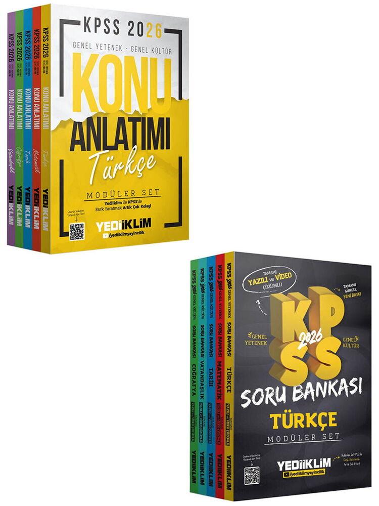 Yediiklim Yayınları 2026 KPSS GY-GK Sınav Kiti Seti