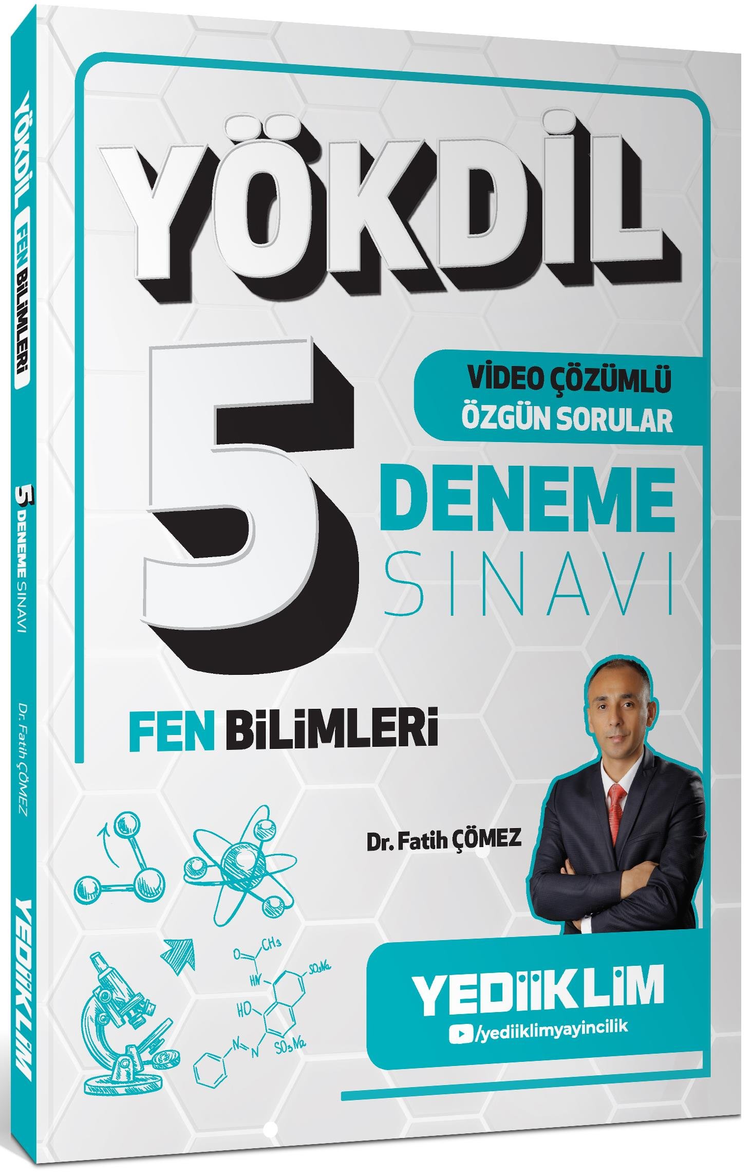 Yediiklim Yayınları YÖKDİL Fen Bilimleri Tamamı Video Çözümlü 5 Deneme
