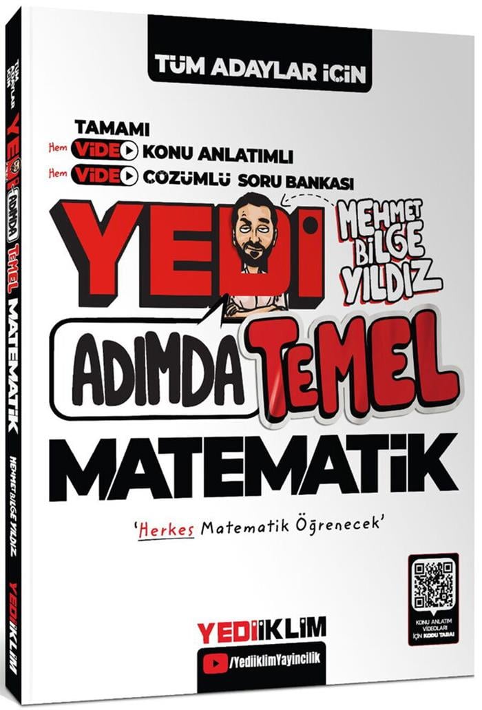 Yediiklim Yedi Adımda Temel Matematik+Problemler ve Sayısal Mantık+Konu+Soru Bankası