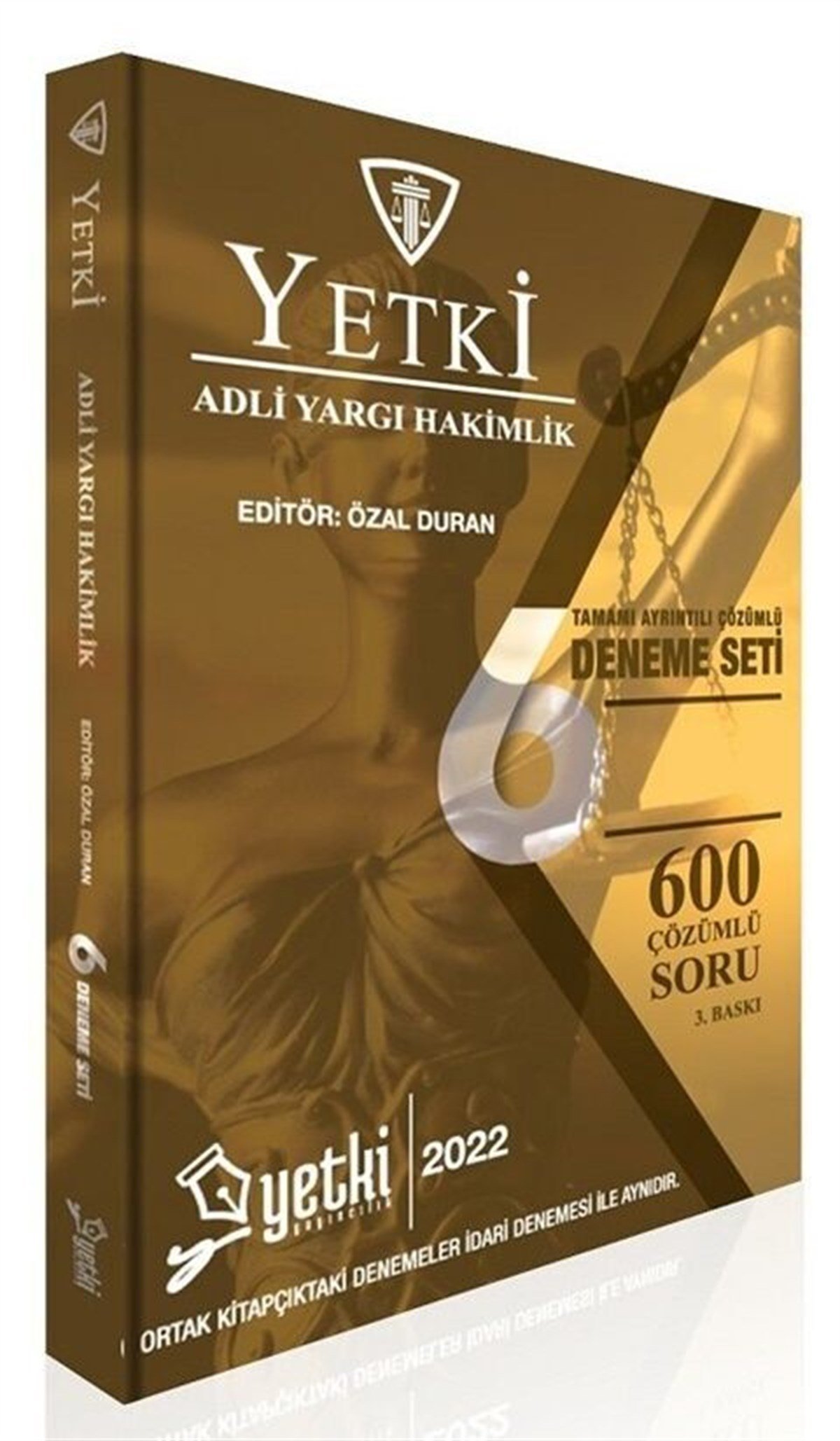 Yetki Yayınları 2022 Adli Yargı Hakimlik 6 Deneme Seti Çözümlü 3. Baskı