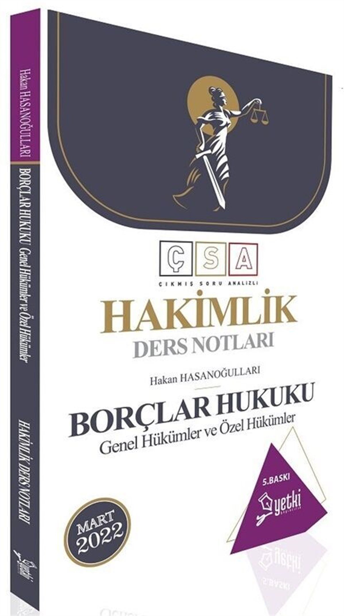 Yetki Yayınları 2022 Hakimlik Borçlar Hukuku Genel ve Özel Hükümler Ders Notları 5. Baskı