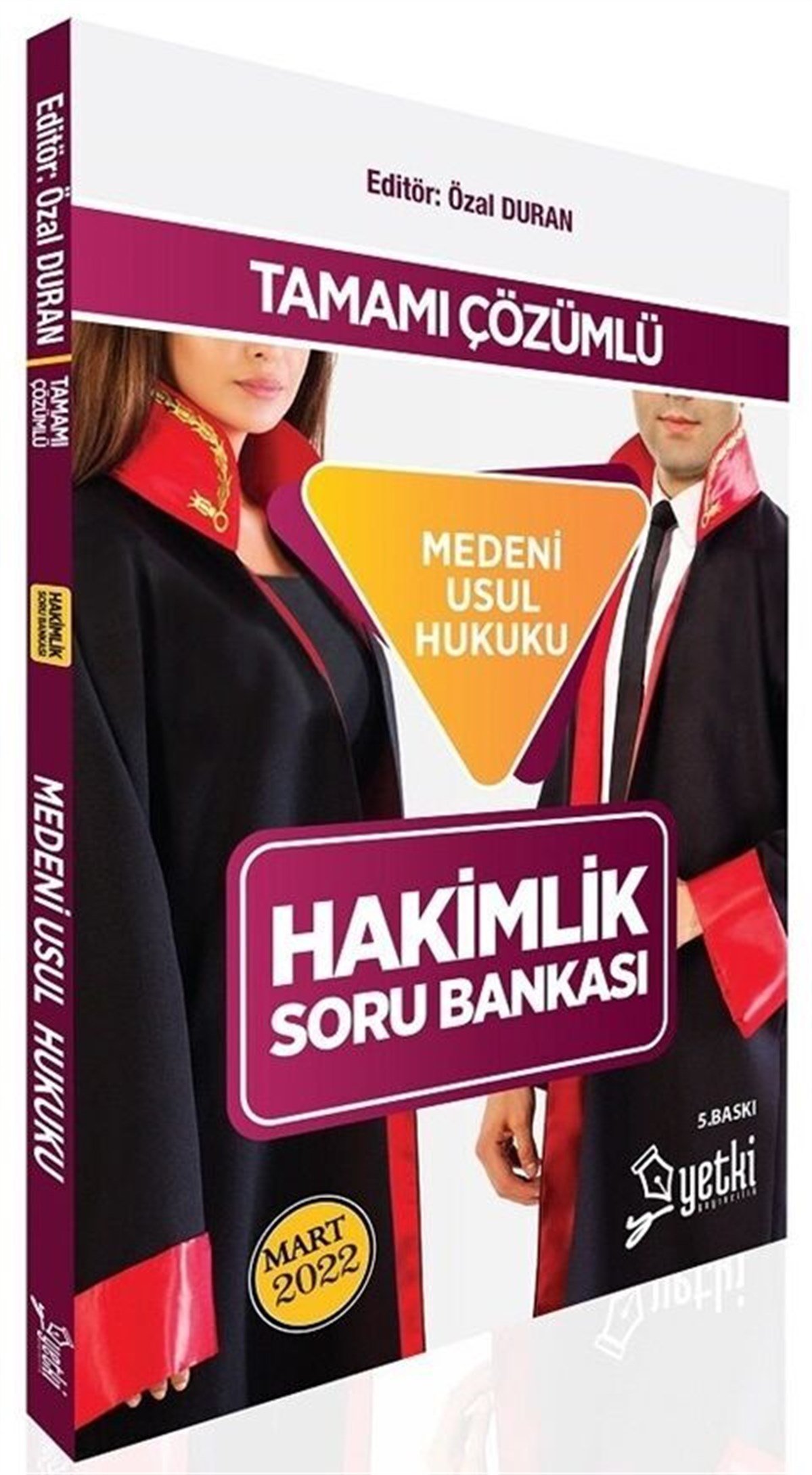 Yetki Yayınları 2022 Hakimlik Medeni Usul Hukuku Soru Bankası 5. Baskı