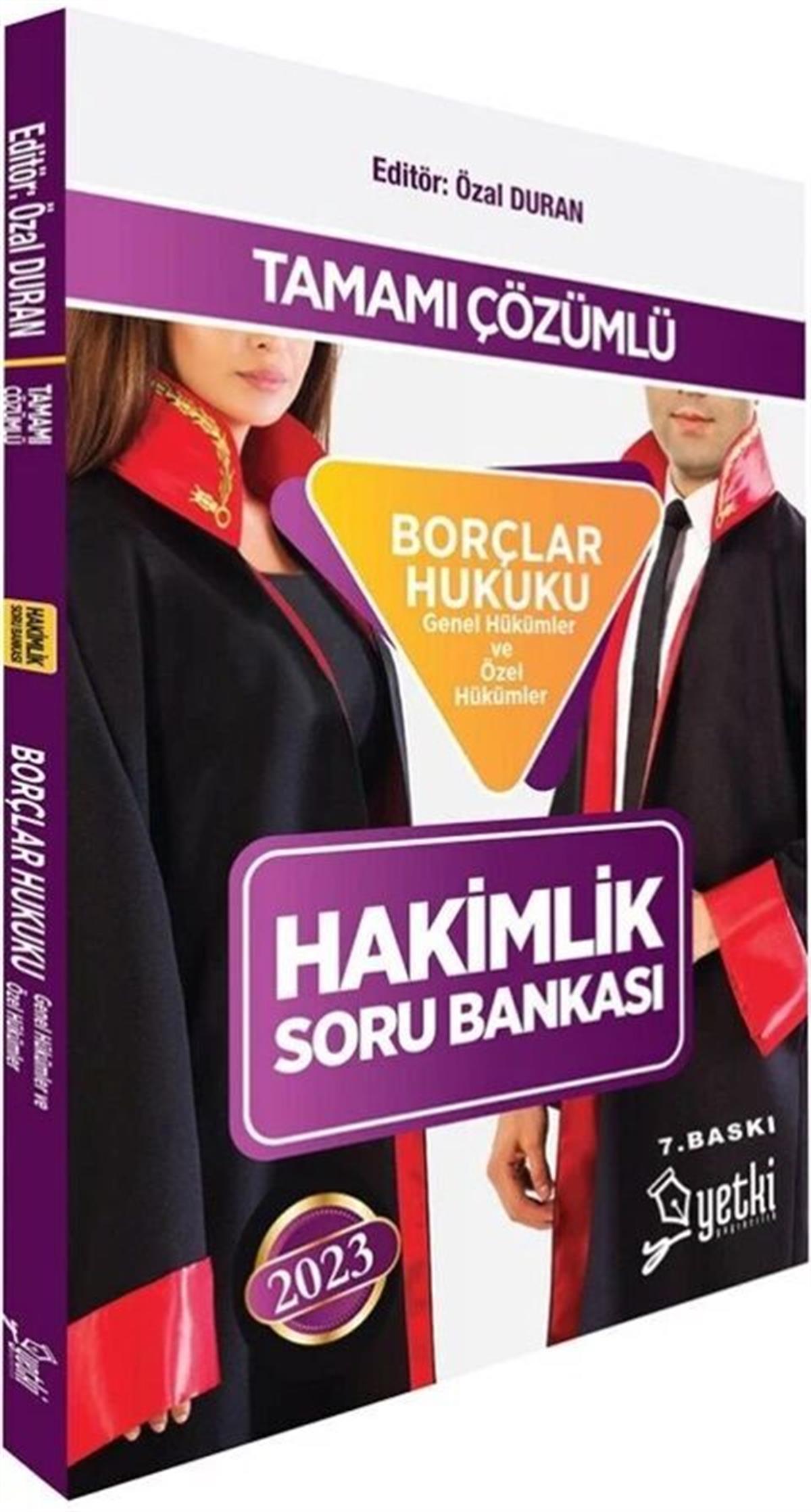 Yetki Yayınları Hakimlik Borçlar Hukuku Genel ve Özel Hükümler Soru Bankası
