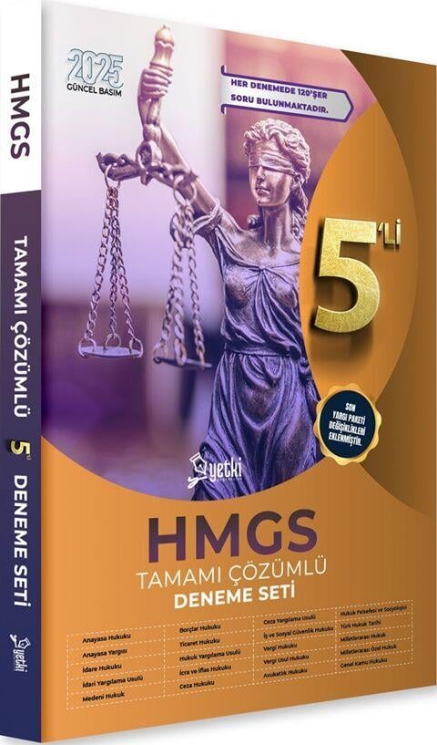 Yetki Yayınları HMGS 5 li Deneme Seti