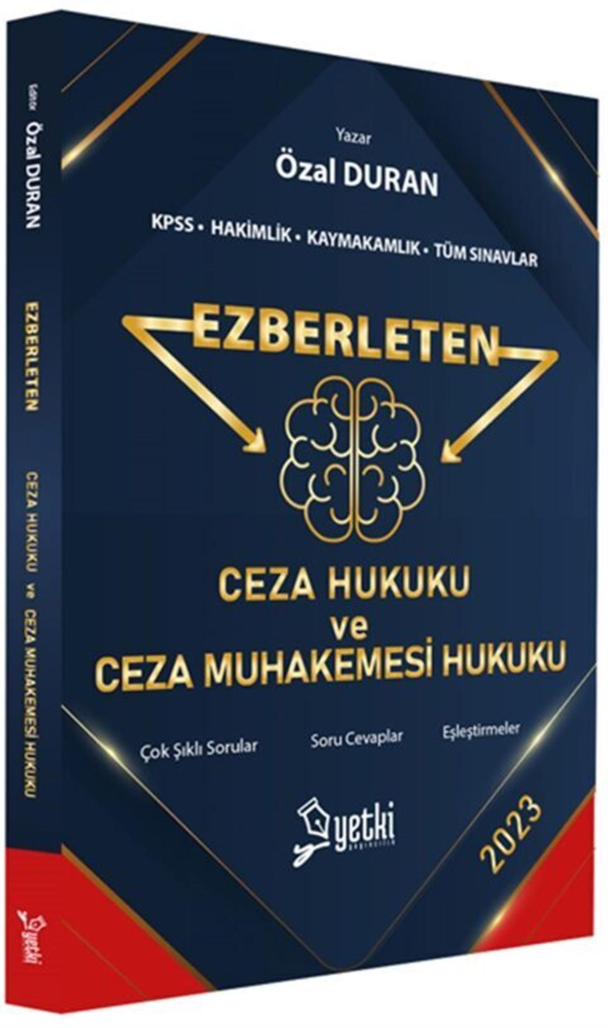 Yetki Yayınları Ezberleten Ceza Hukuku ve Ceza Muhakemes Hukuku