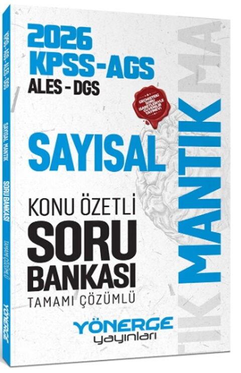 Yönerge 2026 KPSS MEB AGS ALES DGS Sayısal Mantık Konu Özetli Soru Bankası