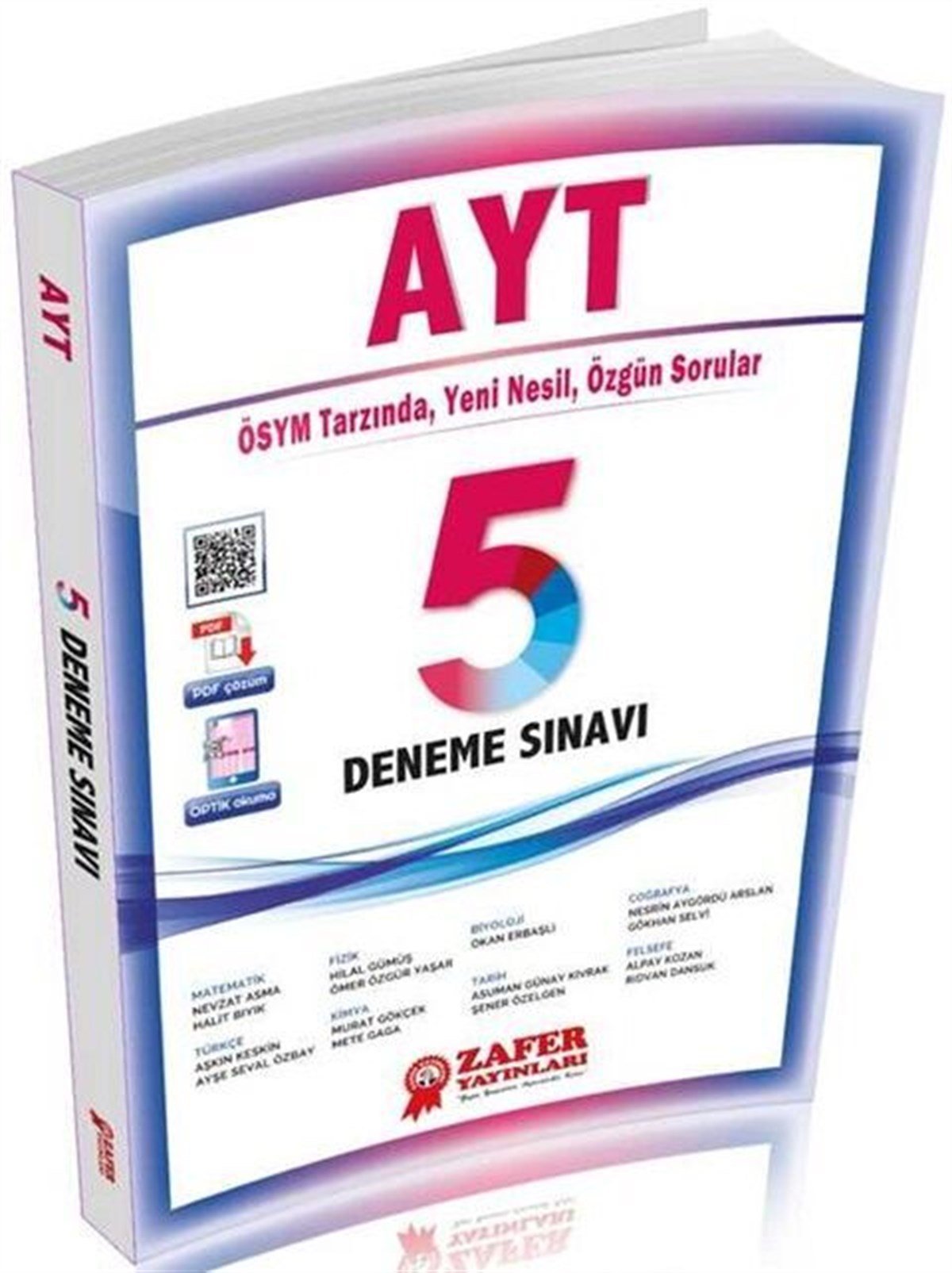 Zafer Yayınları AYT 5 li Deneme Sınavı