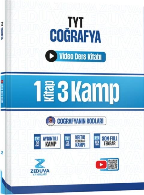 Zeduva Yayınları Coğrafyanın Kodları TYT Coğrafya 1 Kitap 3 Kamp Video Ders Kitabı