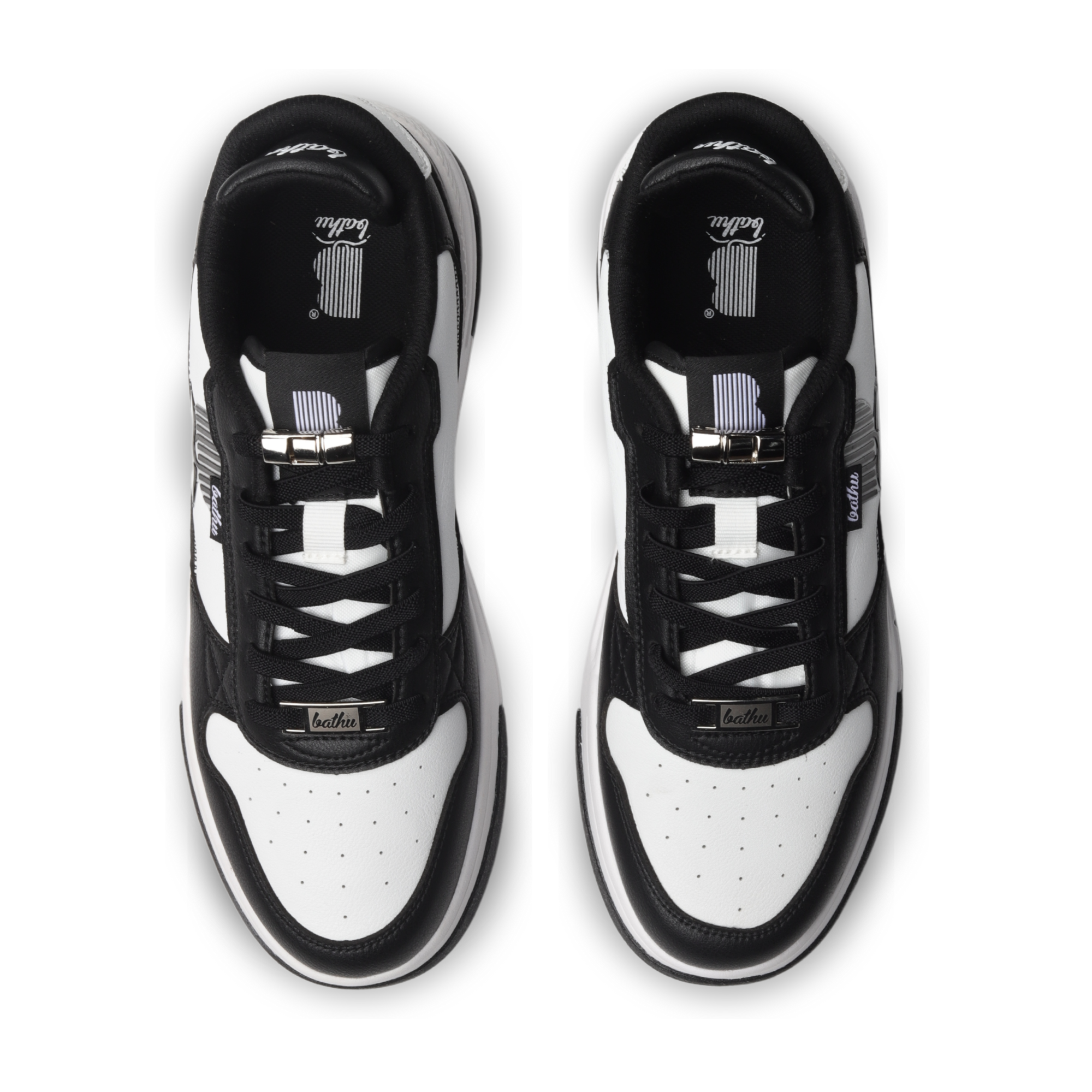 Bathu Journey Kadın Sneaker - SIYAH BEYAZ