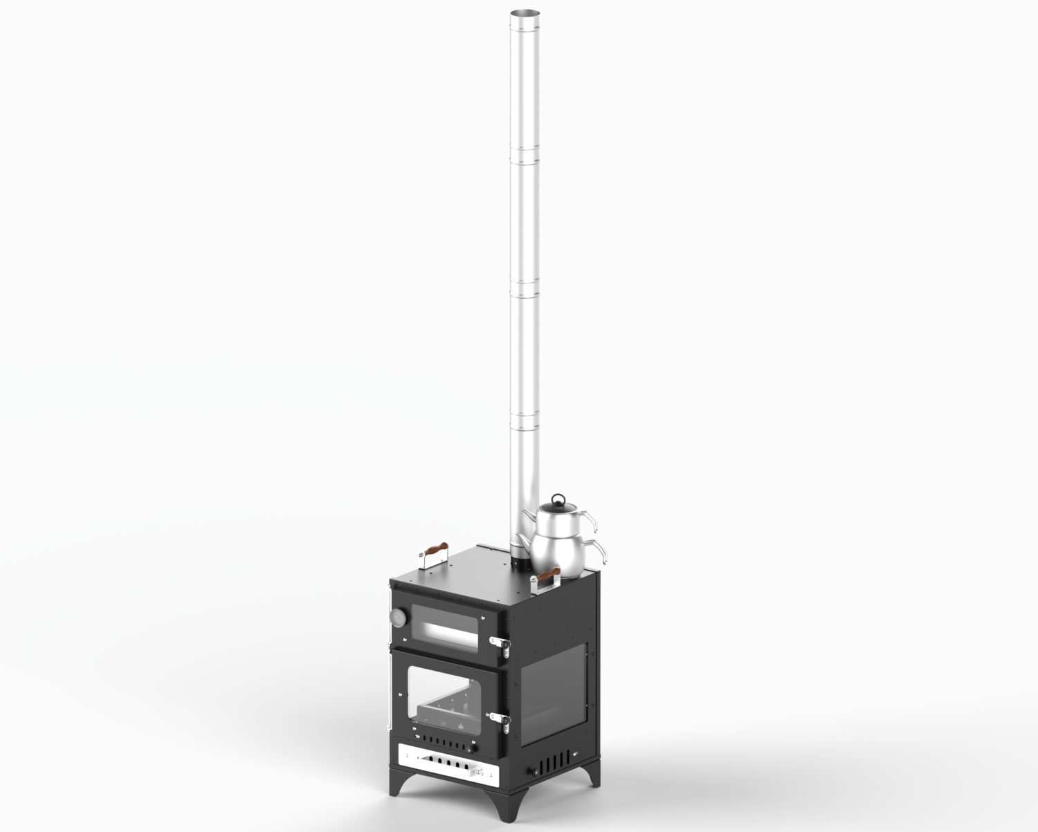 Hot Mood Four Glass Pro Kamp Sobası Kamp Sobası  Erinöz
