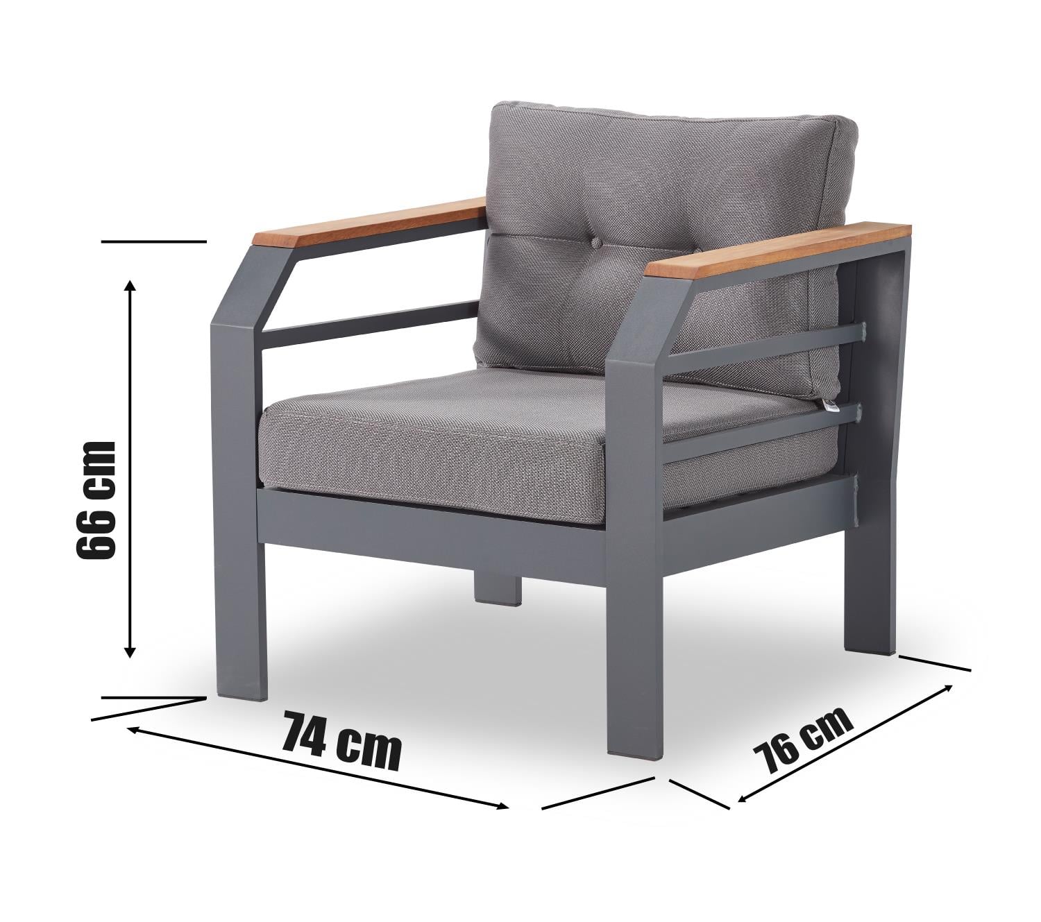 Assento Bahçe Oturma Grubu 3+1+1+Sehpa Oturma Grupları  Erinöz
