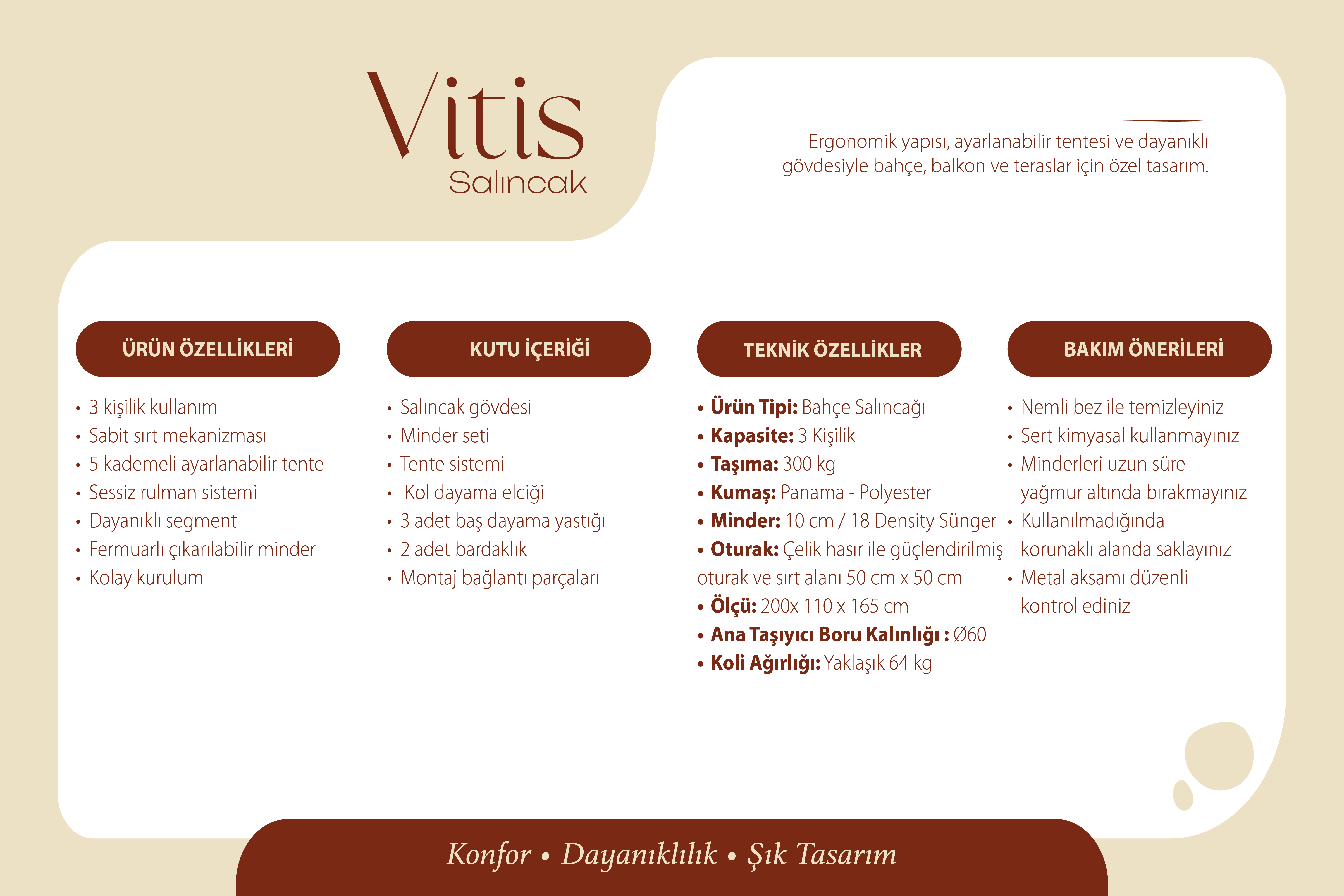 Vitis 3 Kişilik Bahçe Balkon Teras Salıncağı - Minder: Lacivert Çizgili Tente: Lacivert Salıncaklar Vitis 3 Kişilik Bahçe Balkon Teras Salıncağı I Erinoz.com Erinöz