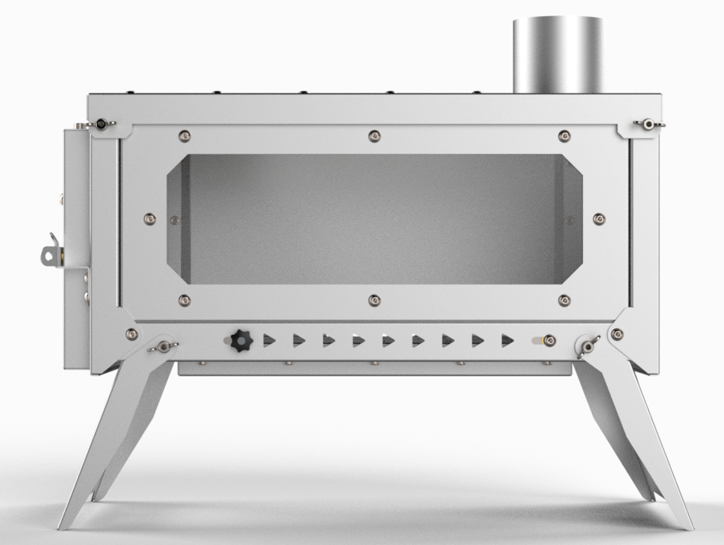 Hot Tent Inox Stove Portable Katlanabilir Kamp Sobası Barbekü & Mangal  Erinöz