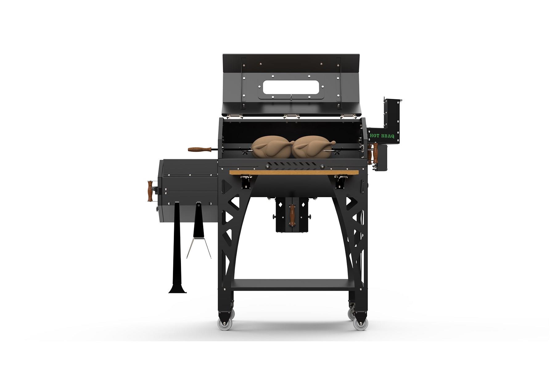 Hot Quartz Premium Mangal Smoker Barbekü & Mangallar  Erinöz