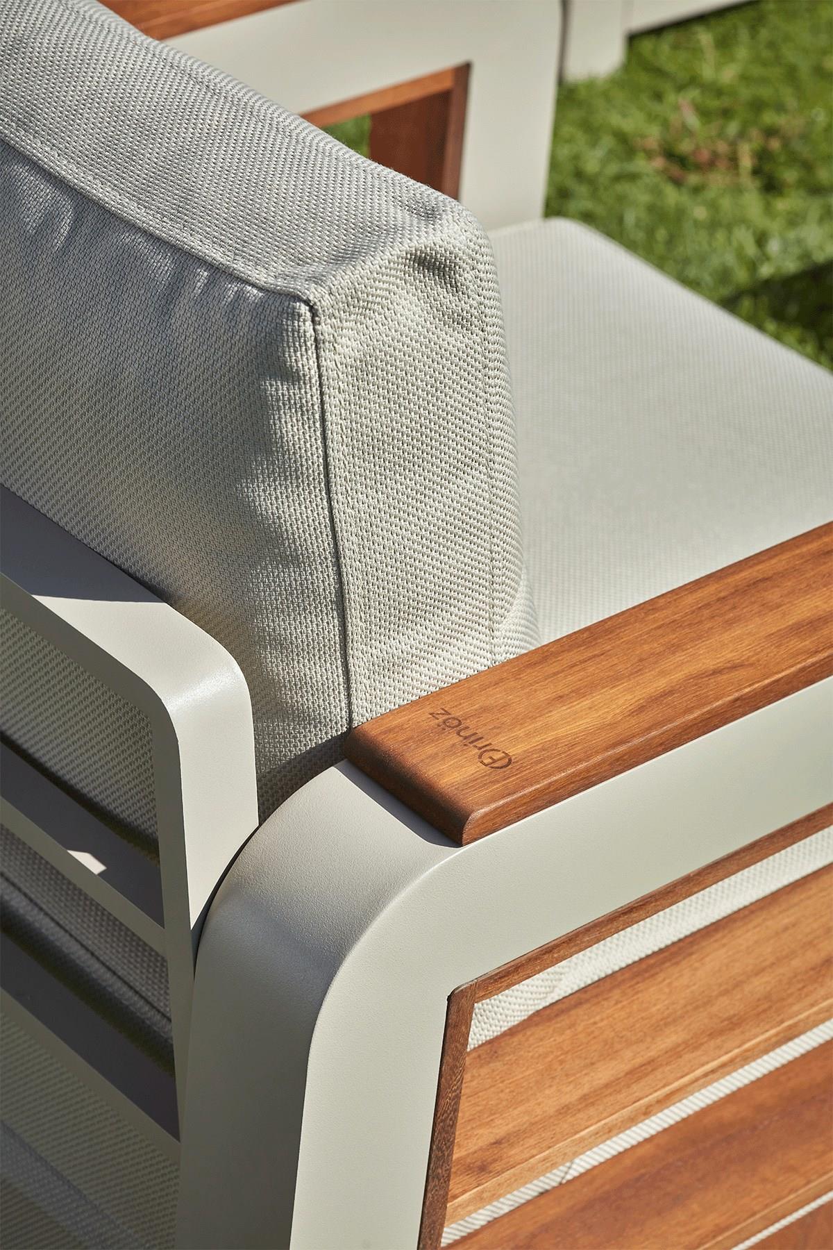 Erinöz Larix Alüminyum Bahçe Oturma Grubu Bahçe Mobilyaları  Erinöz