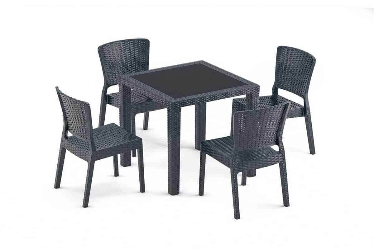 Antares Masa +4 Adet Antares Koltuk Rattan Set Bahçe Masa Takımları Antares Rattan Bahçe Masa Takımı - Bahçe Masa Takımı Modelleri & Fiyatları Tilia