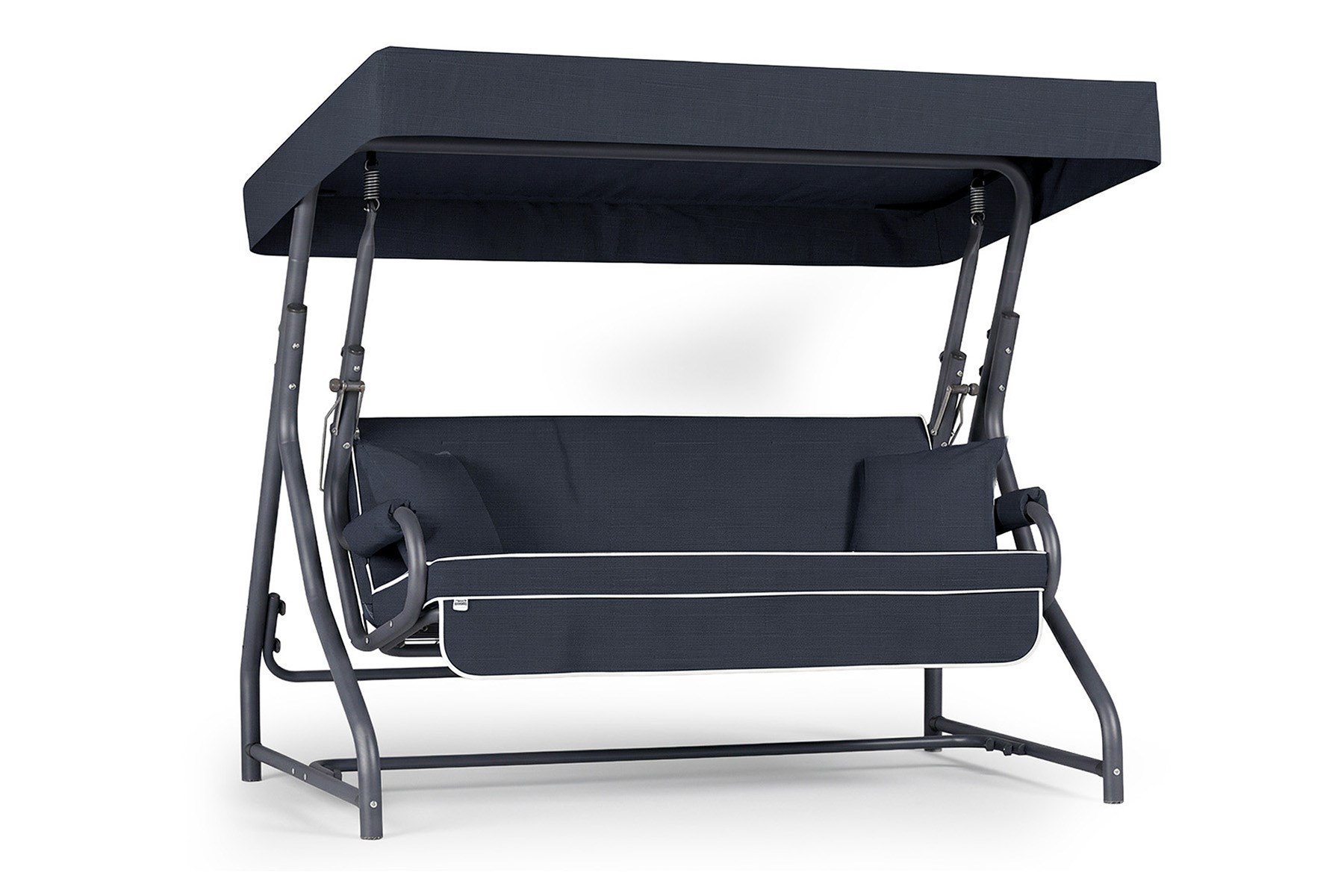 Olea 3 Kişilik Bahçe Balkon Teras Salıncağı - Antrasit Üç Kişilik Salıncaklar  Erinöz