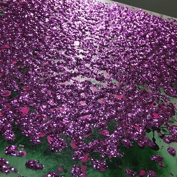 Pembe Sim İşlemeli Kanvas Ağaç Tablosu