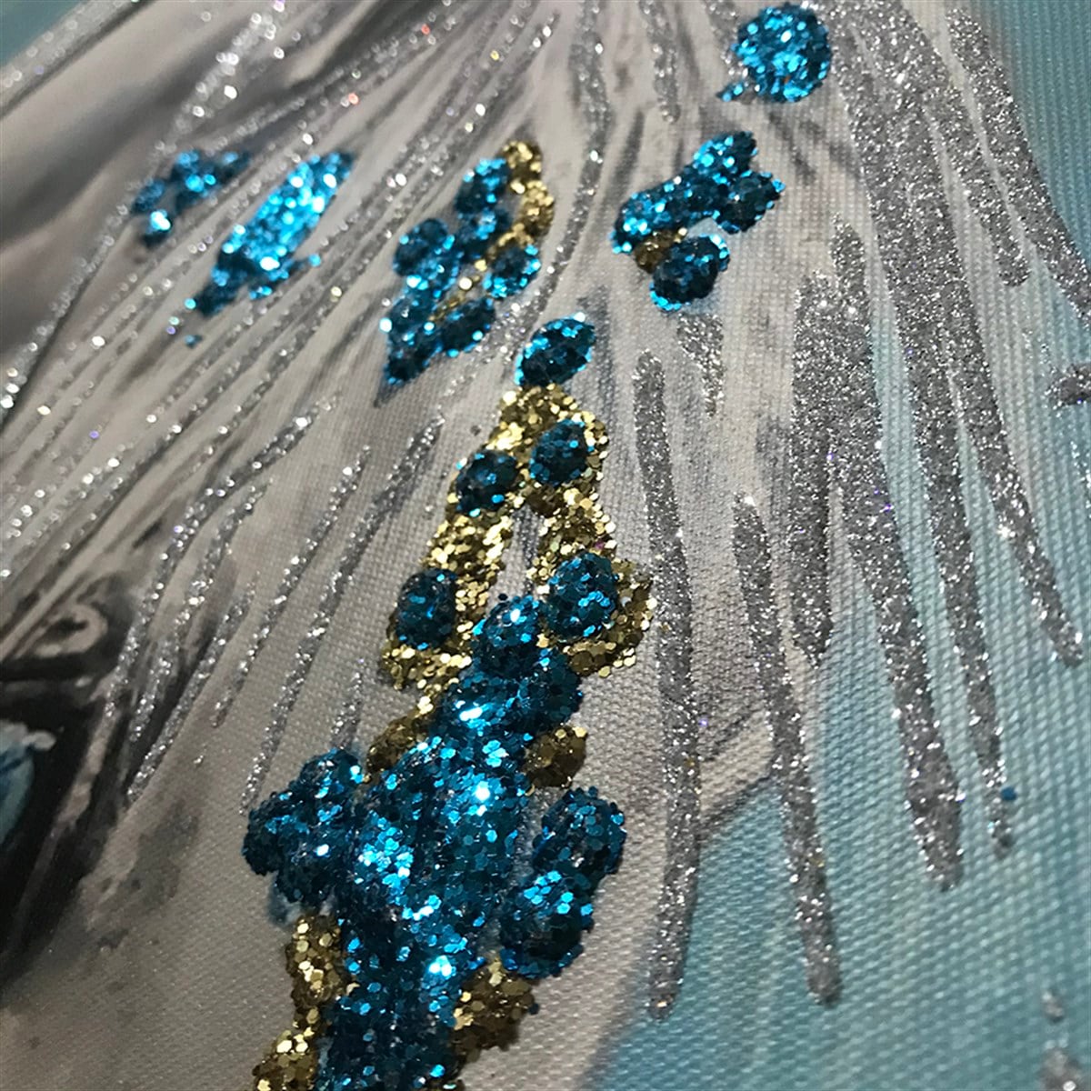 Renkli Sim İşlemeli Beyaz At Kanvas Tablo Renkli Sim İşlemeli Beyaz At Kanvas Tablo | Simli Kanvas Tablo Modelleri Simli Hayvan Tabloları KARAHAN ÇERÇEVE ve KANVAS TABLO