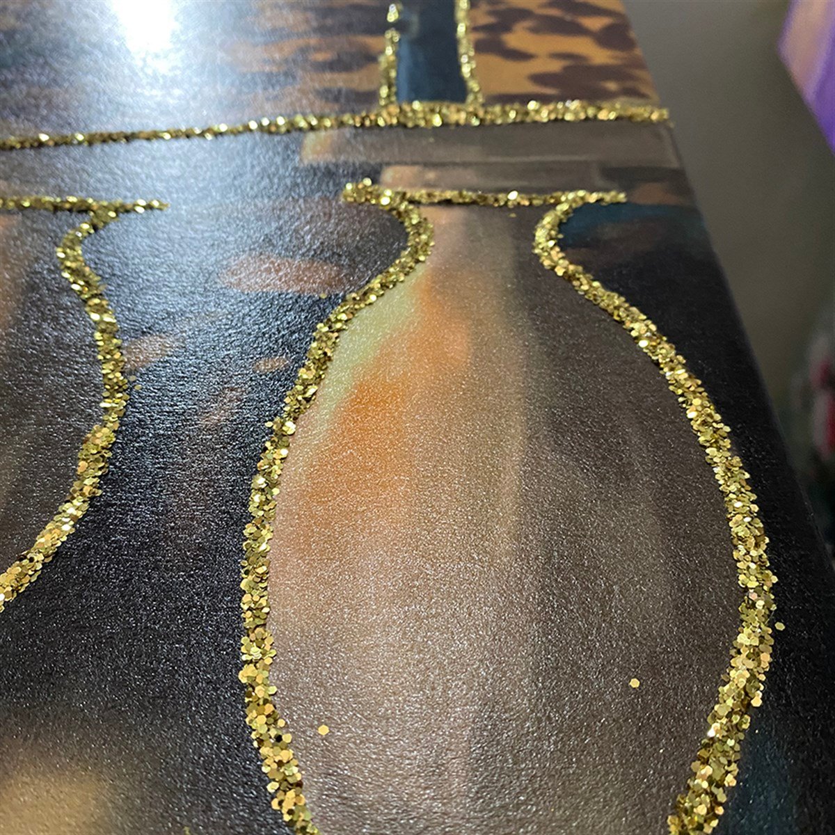 Simli Ağaçlı ve Işıklı Yol Kanvas Tablo | Simli Kanvas TabloSimli Ağaçlı ve Işıklı Yol Kanvas TabloSimli Ağaç Tabloları