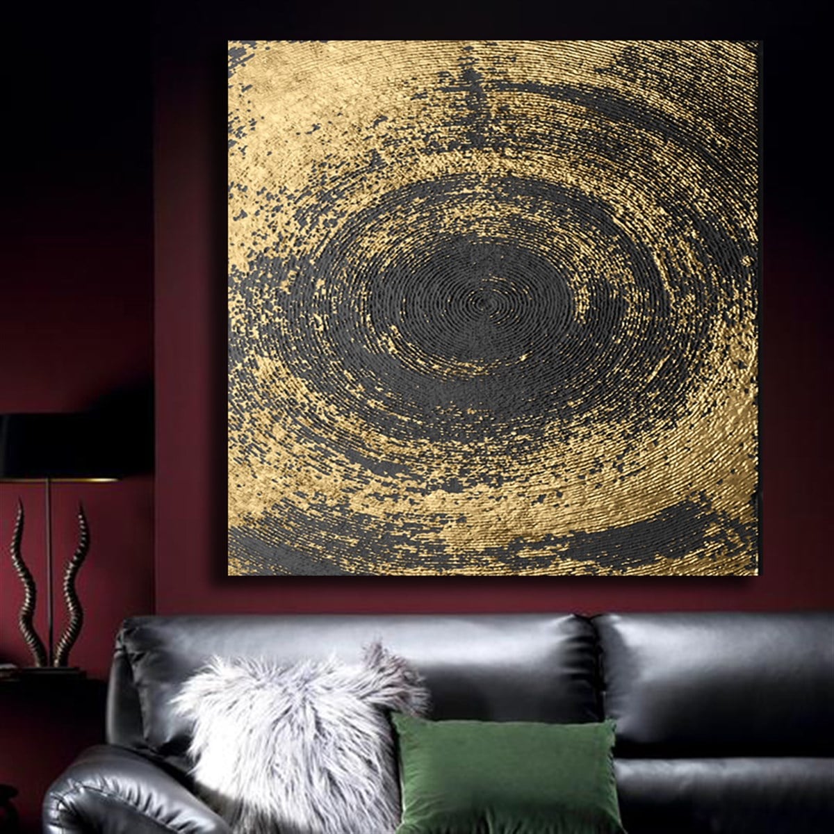 Soyut Kanvas Tablo Modelleri | Modern Canvas Tablo SetleriSoyut Kanvas Tablo Siyah Uzay KareKare Soyut Tablolar