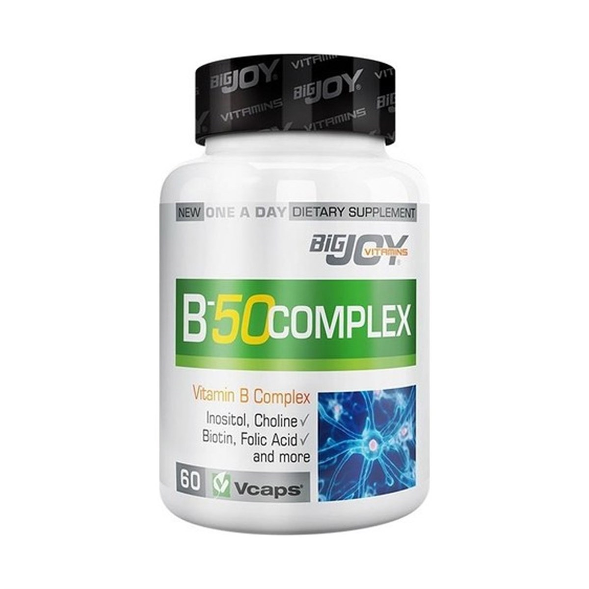 Bigjoy Vitamins B50 Complex 60 Bitkisel Kapsül