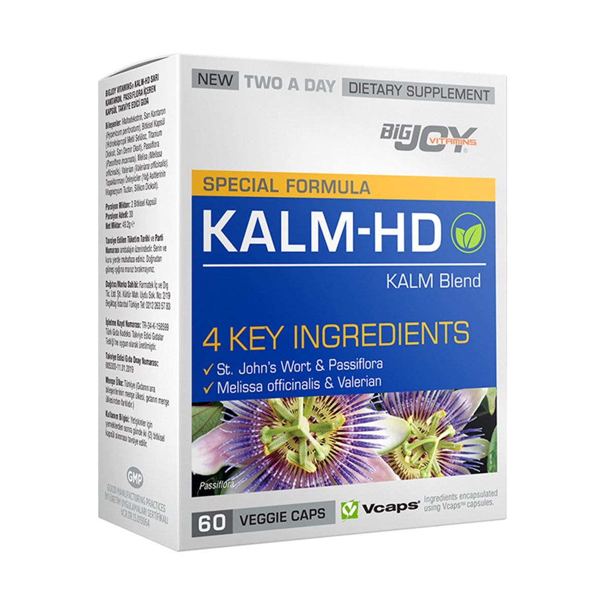 Bigjoy Vitamins Kalm-HD 60 Bitkisel Kapsül
