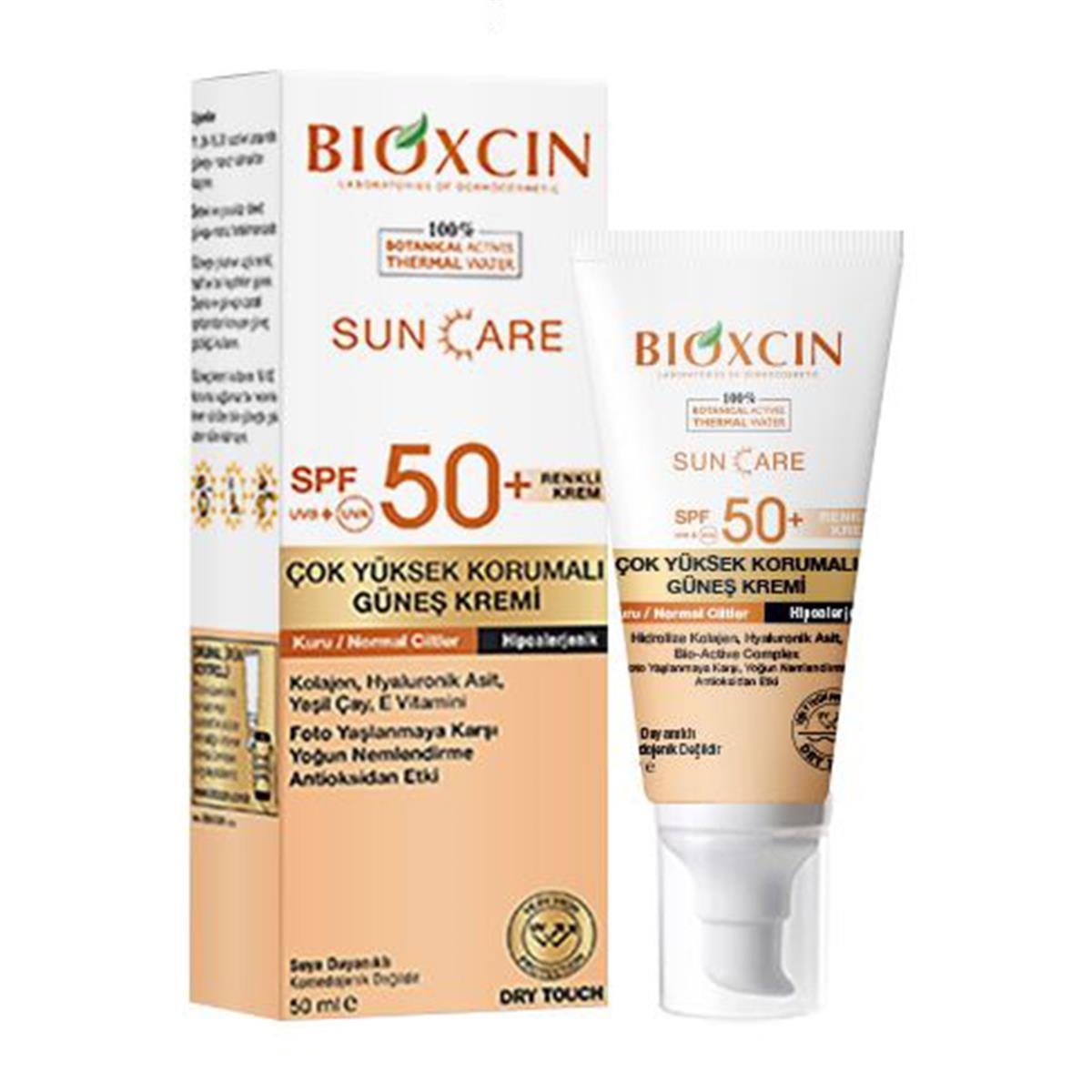 Bioxcin Renkli Güneş Kremi SPF50+ 50 ml (Kuru & Normal Ciltler)