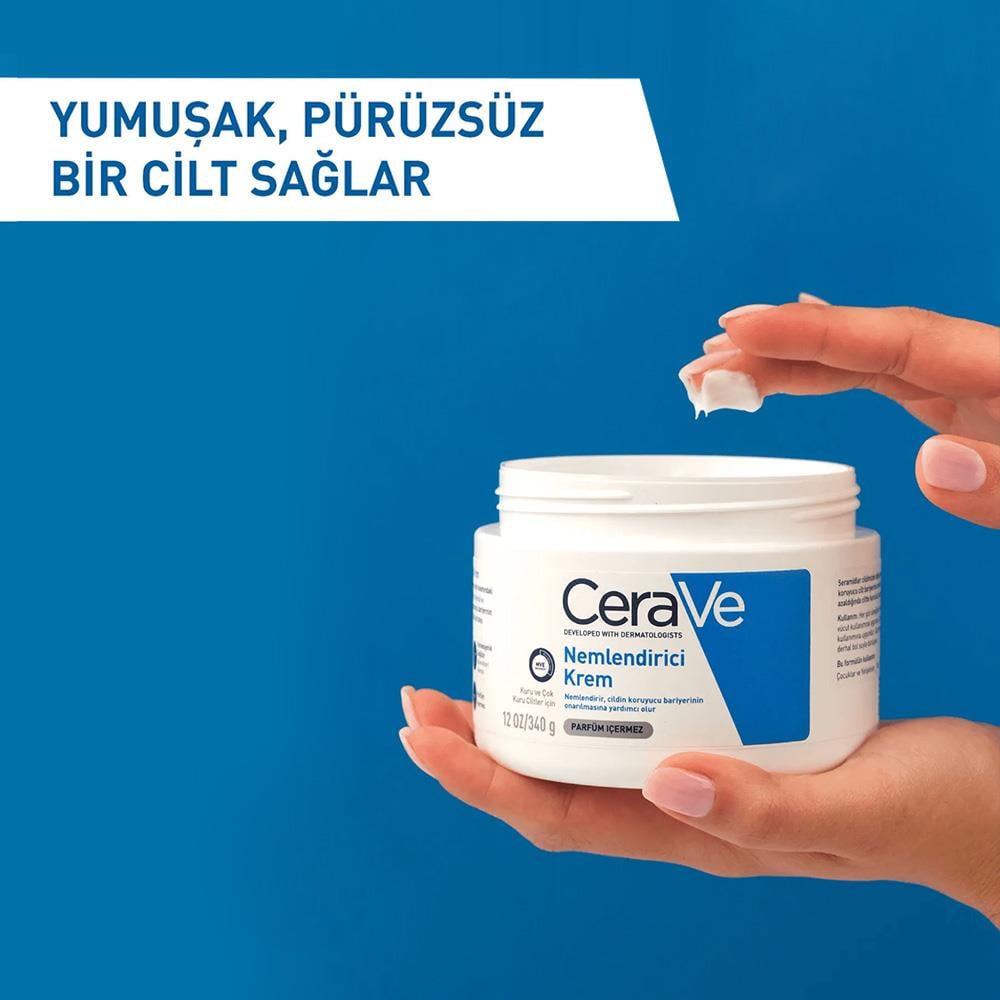 CeraVe Nemlendirici Krem 340 ml (Kuru ve Çok Kuru Ciltler)