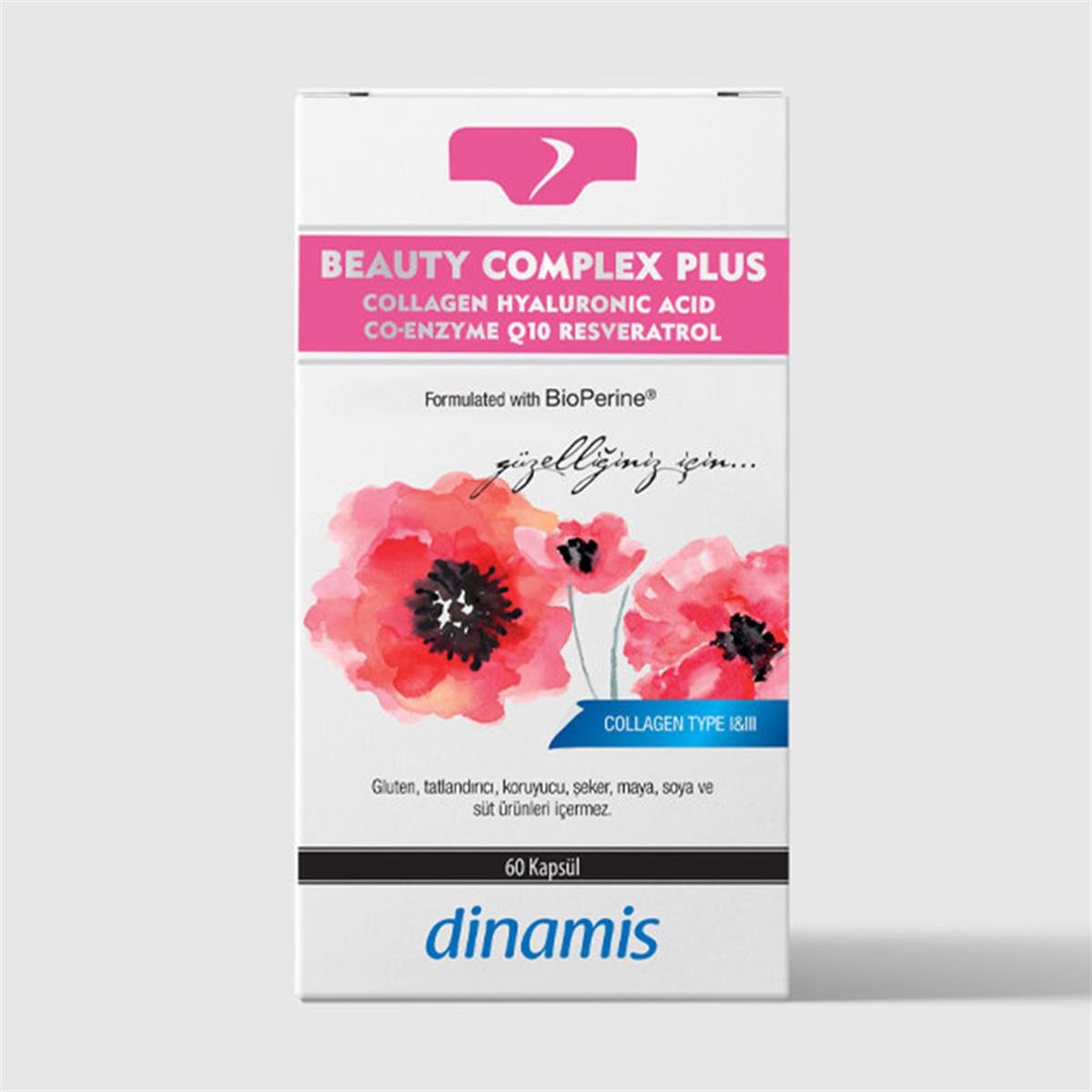 Dinamis Beauty Complex Plus Collagen 60 Kapsül