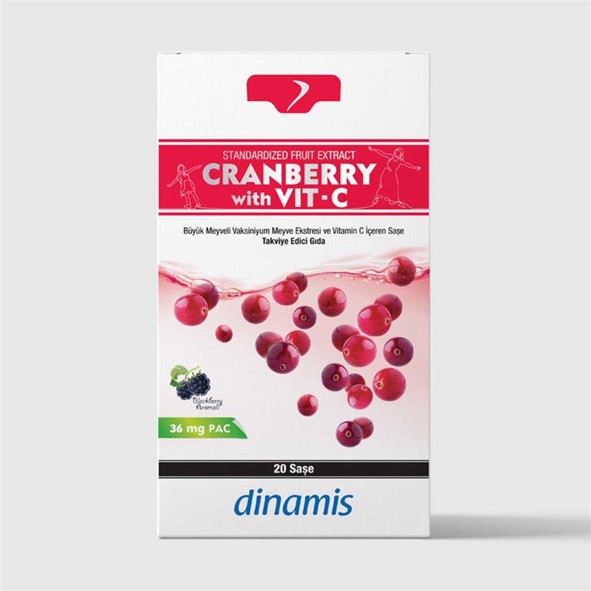 Dinamis Cranberry With Vit-C 20 Saşe