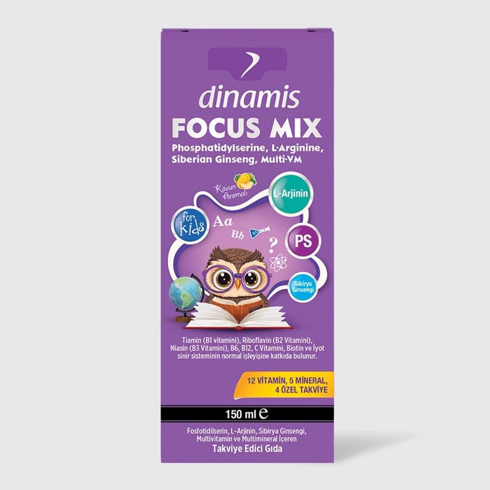 Dinamis Focus Mix Şurup 150 ml