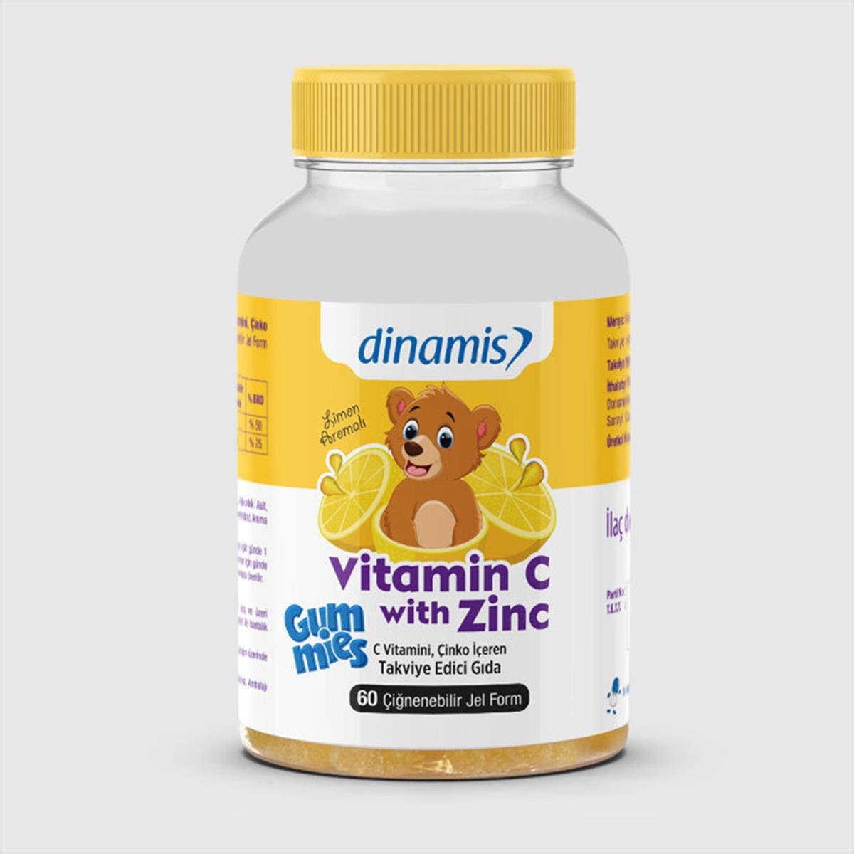 Dinamis Vitamin C With Zinc 60 Gummies