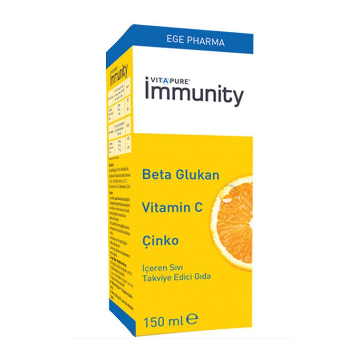 İmmunity Beta Glucan Şurup 150ml