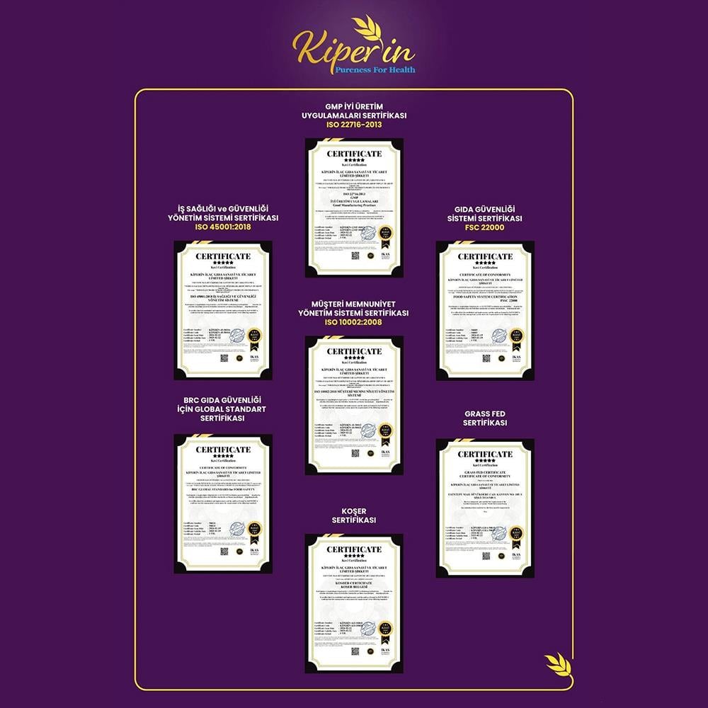 Kiperin Purple Collagen 575 g Toz (40 Günlük)
