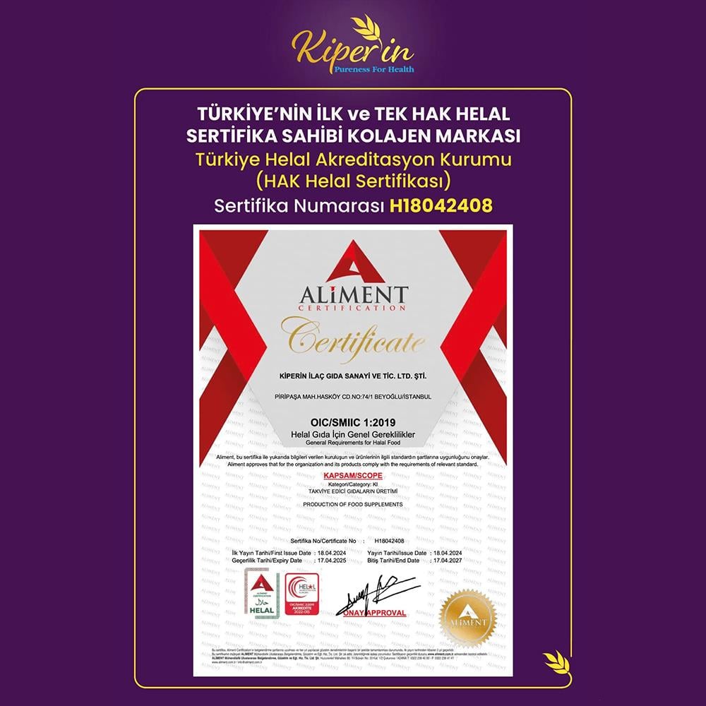 Kiperin Purple Collagen 575 g Toz (40 Günlük)
