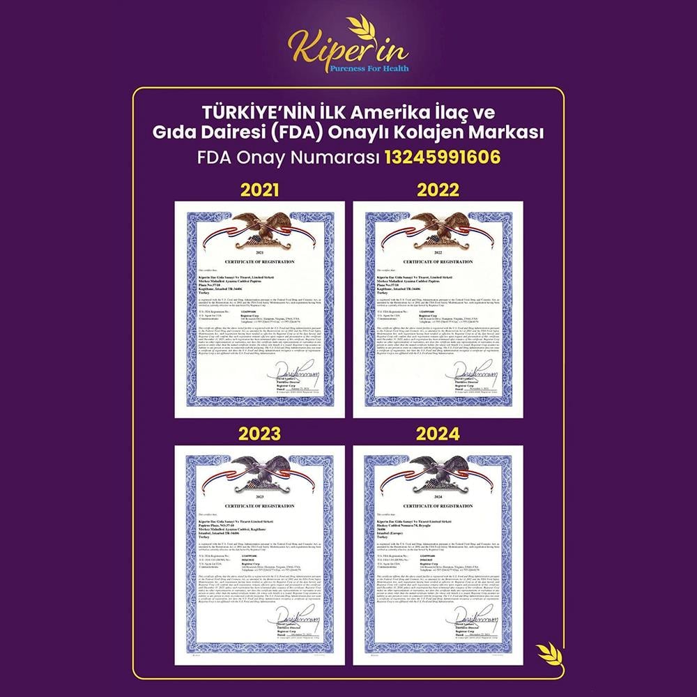 Kiperin Purple Collagen 575 g Toz (40 Günlük)