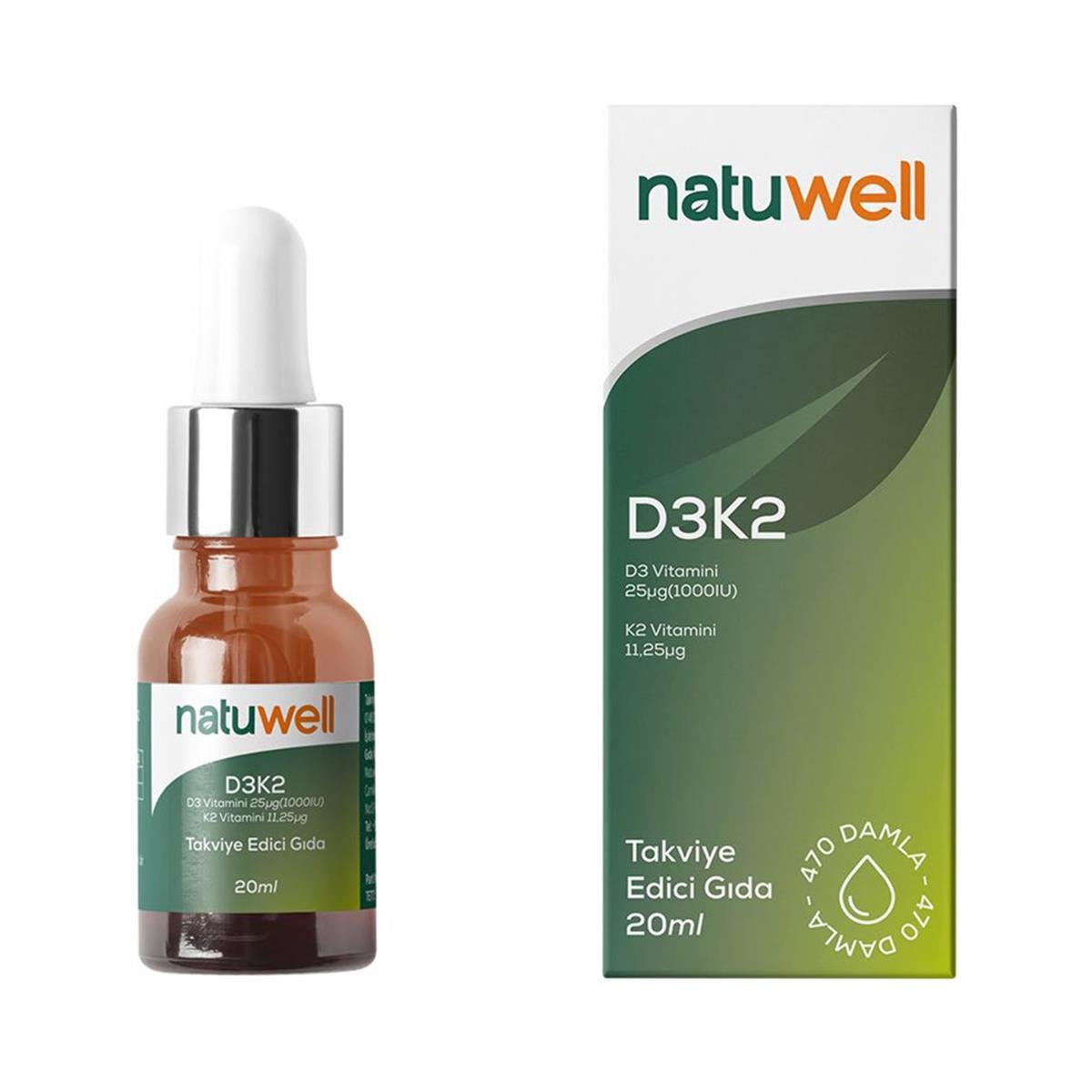 Natuwell D3K2 20 ml