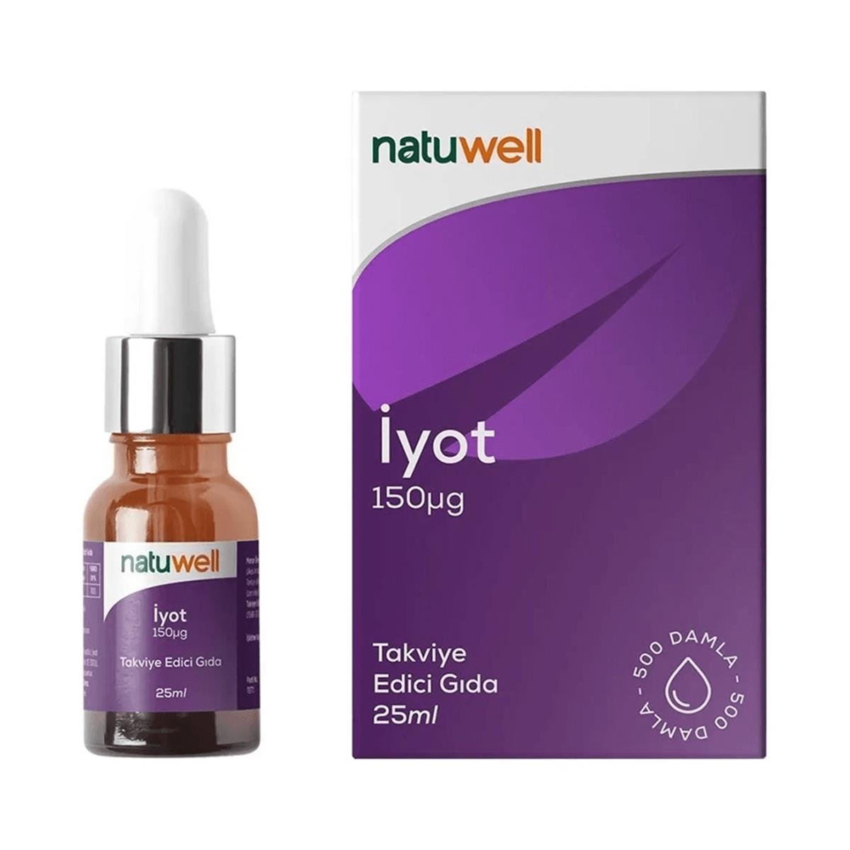 Natuwell İyot 150 mcg Damla 25 ml