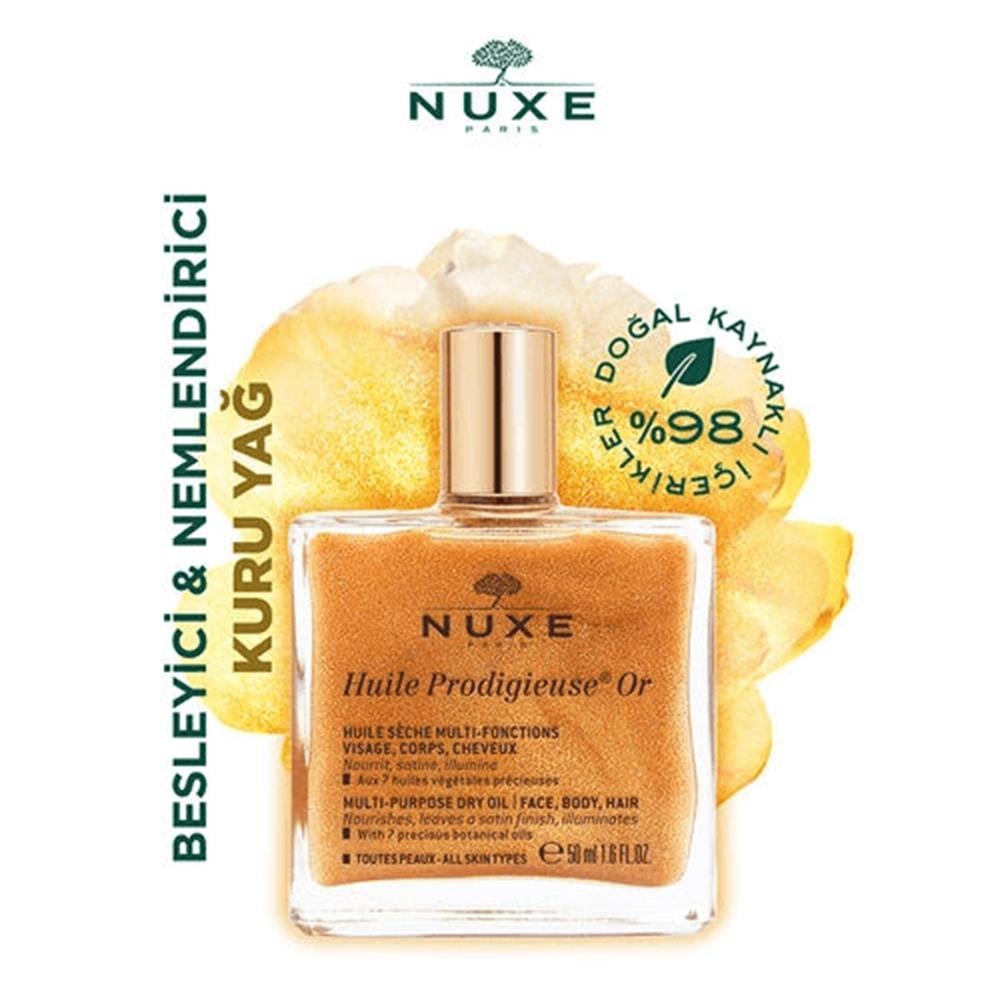 Nuxe Huile Prodigieuse Or Çok Amaçlı Kuru Yağ 50 ml