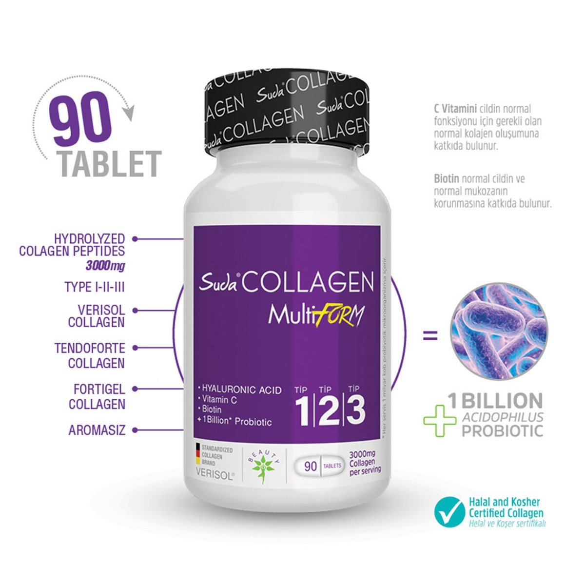 Suda Collagen Multiform 90 Tablet