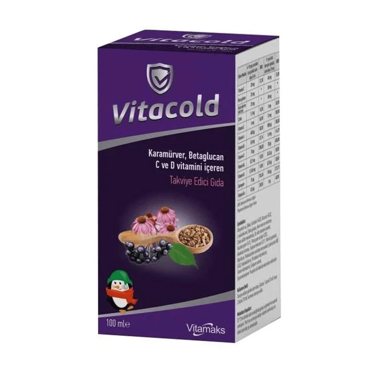 Vitacold Karamürver Şurup 100 ml