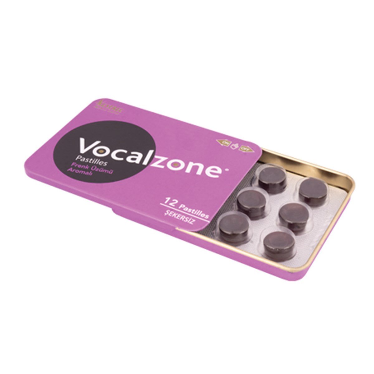 Vocalzone Frenk Üzümü Aromalı 24lü Pastil