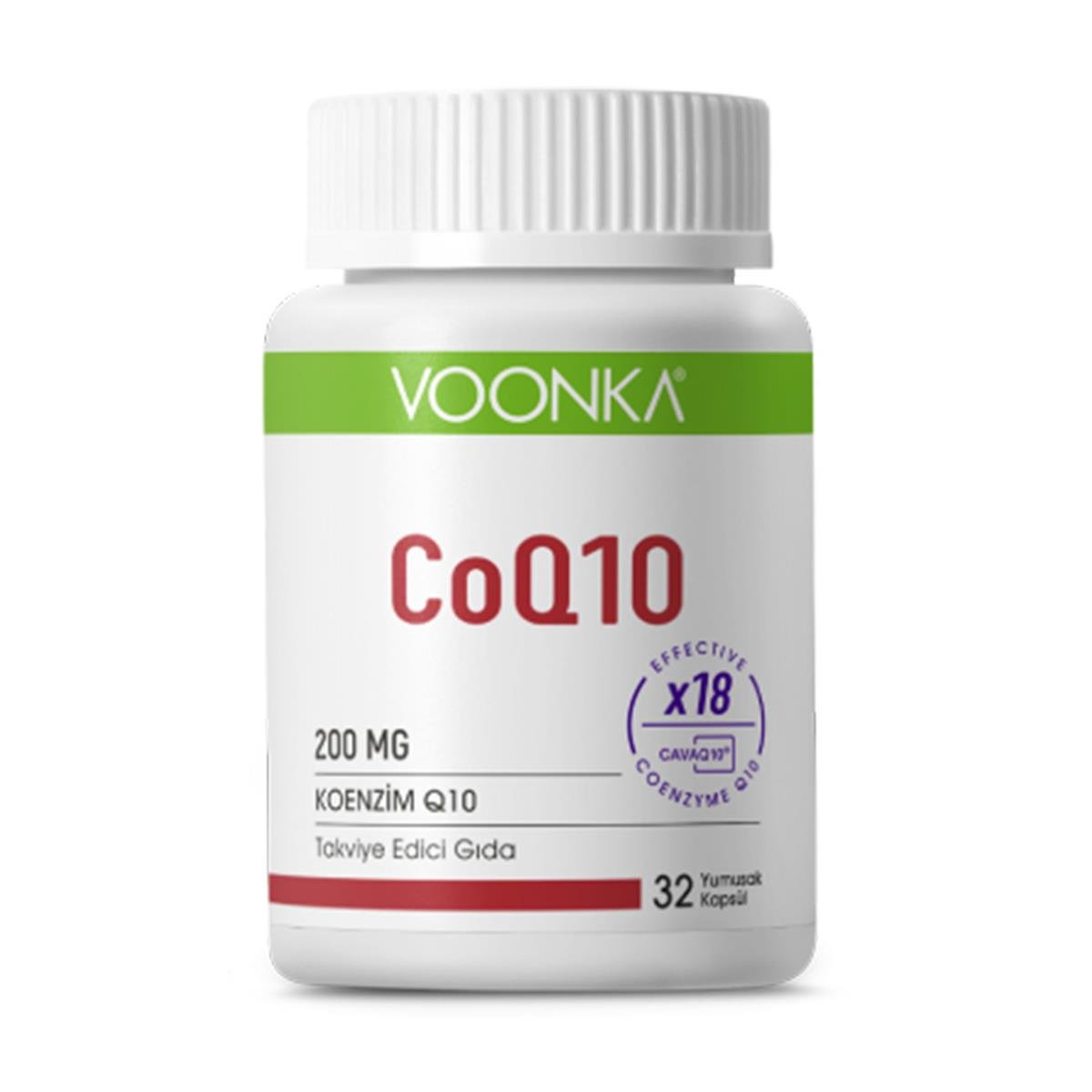 Voonka CoQ10 200 mg 32 Yumuşak Kapsül