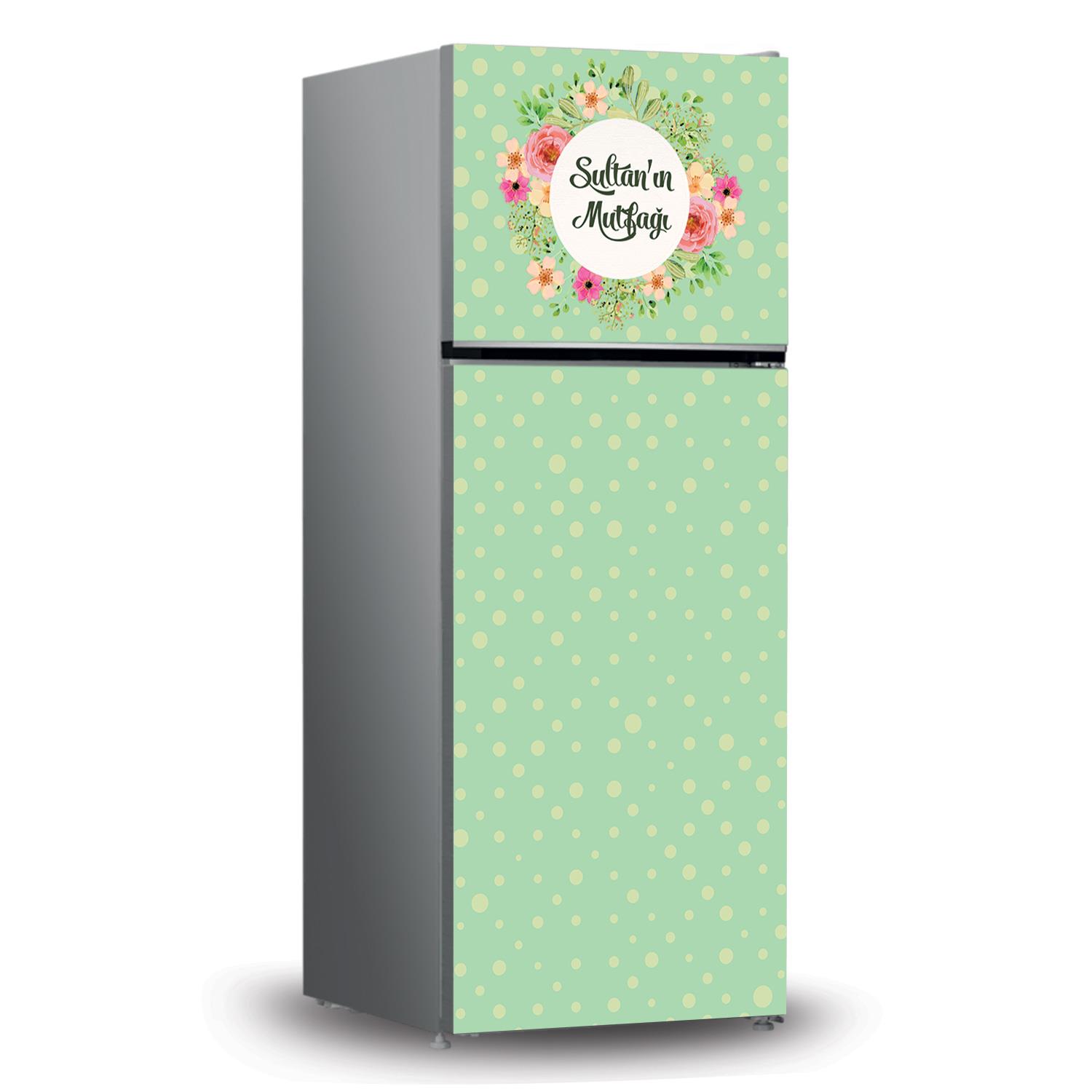 -Buzdolabı ve Bulaşık Makinesi Kaplama Folyo Sticker Kişiye Özel 105