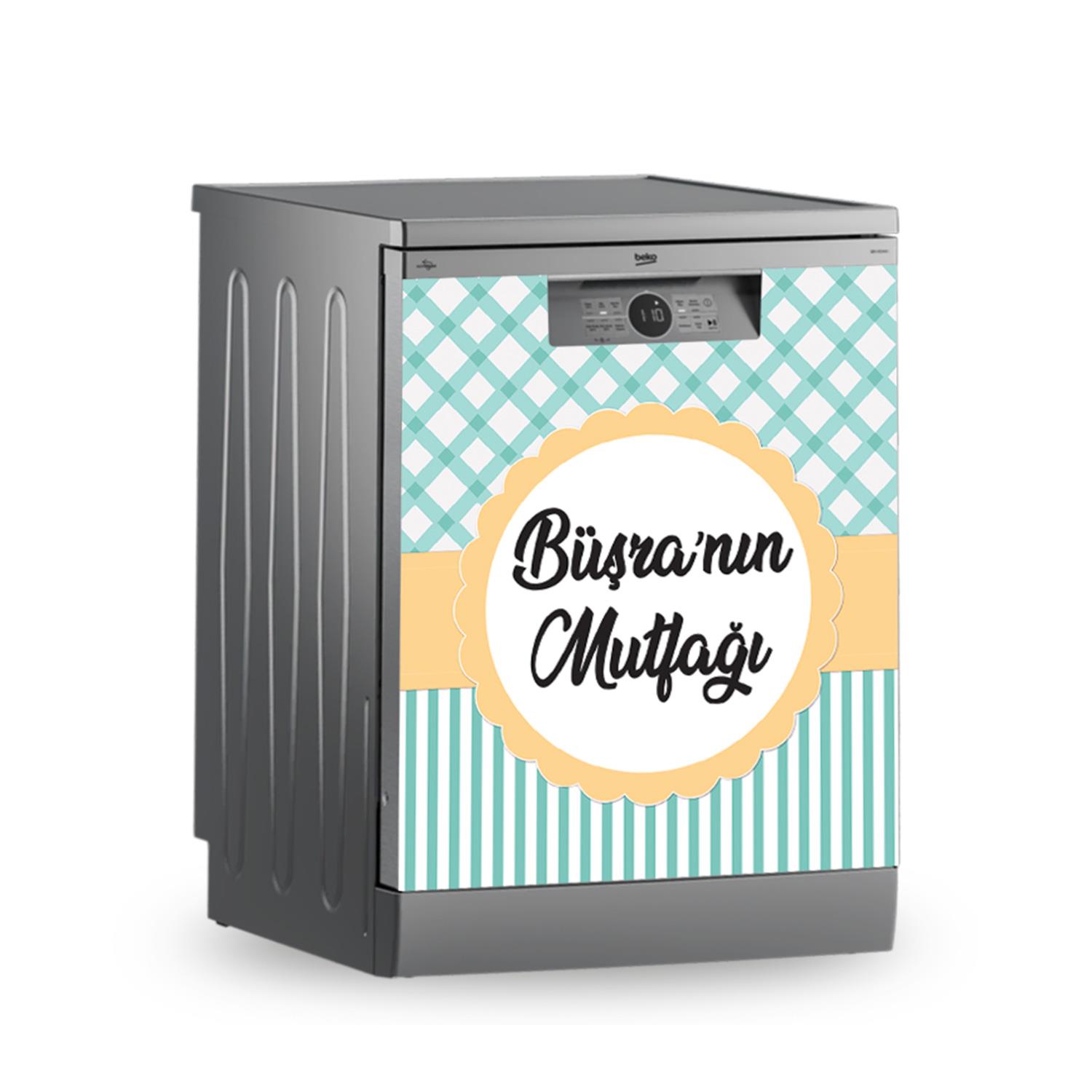 -Buzdolabı ve Bulaşık Makinesi Kaplama Folyo Sticker Kişiye Özel 74