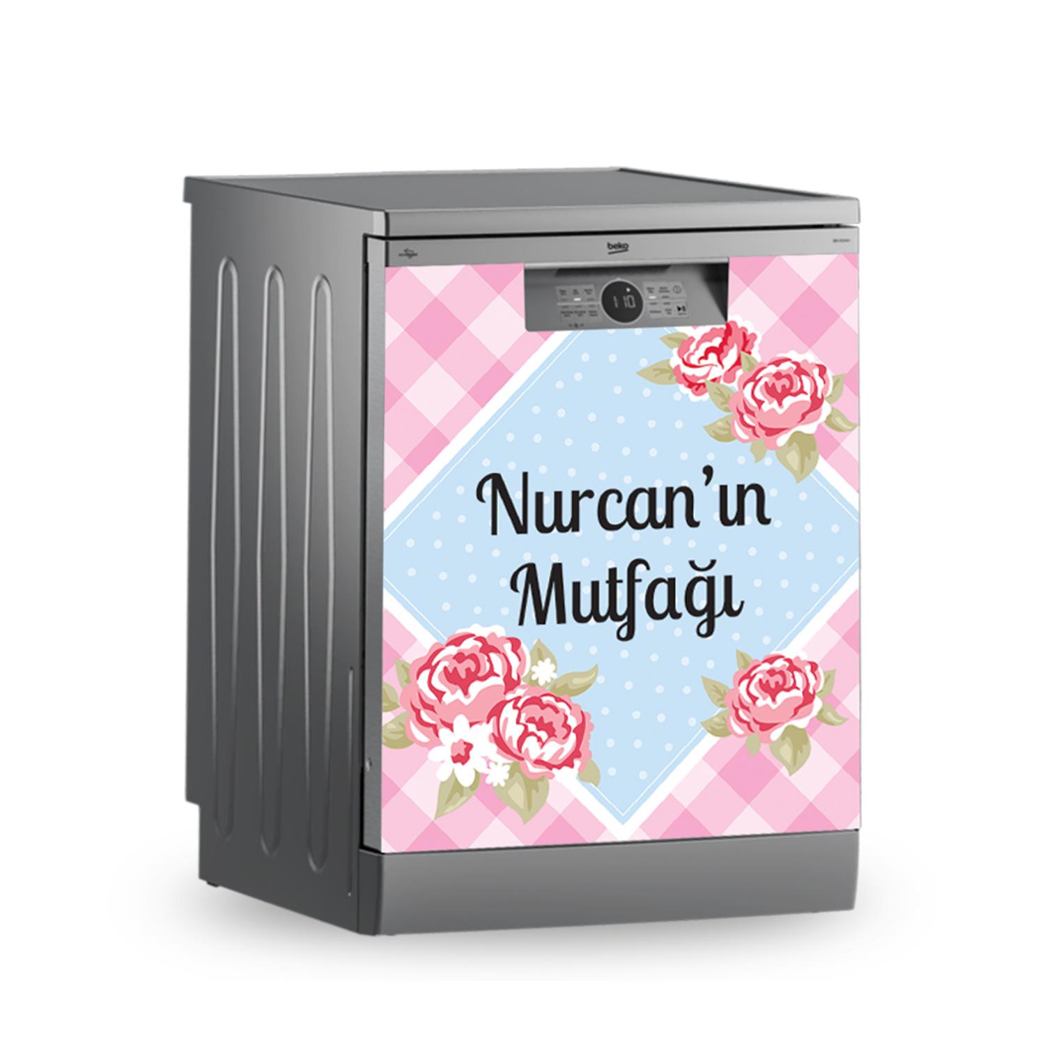 -Buzdolabı ve Bulaşık Makinesi Kaplama Folyo Sticker Kişiye Özel 88