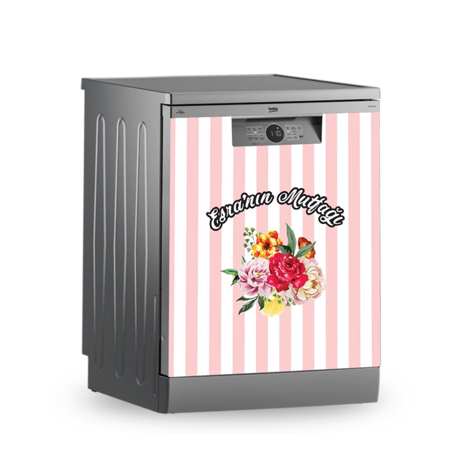 Buzdolabı ve Bulaşık Makinesi Kaplama Folyo Sticker Kişiye Özel 69