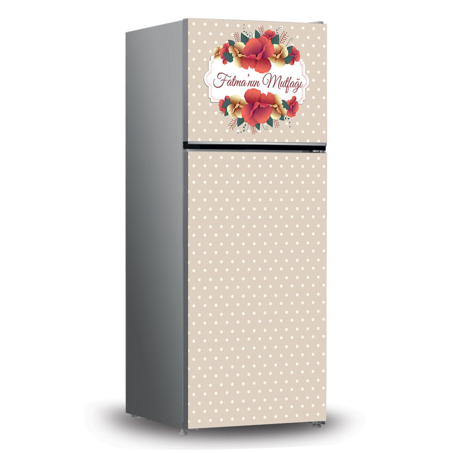Buzdolabı ve Bulaşık Makinesi Kaplama Folyo Sticker Kişiye Özel 120
