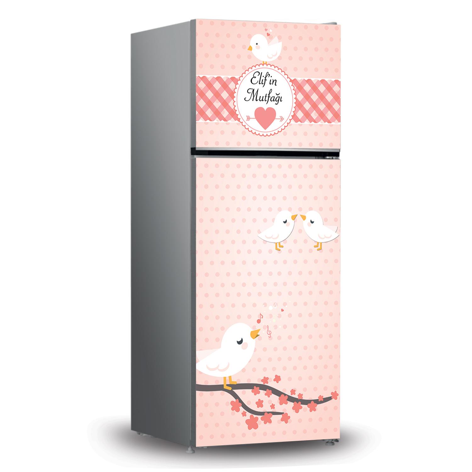 Buzdolabı ve Bulaşık Makinesi Kaplama Folyo Sticker Kişiye Özel 115